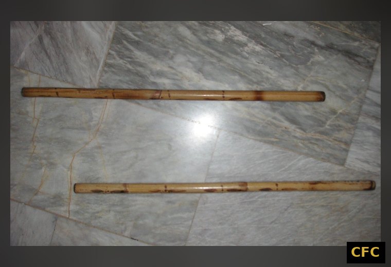 Zwei Rattanstöcke (Olisi/Baston) aus den Filipino Martial Arts