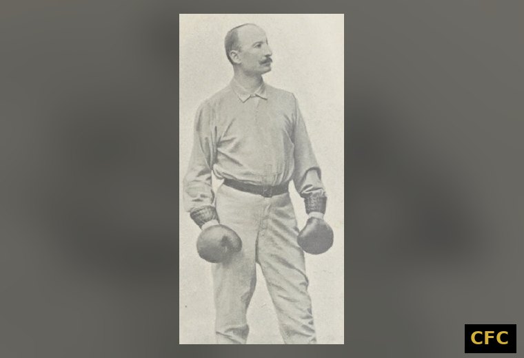 Historisches Porträt des Savate-Meisters Joseph Charlemont